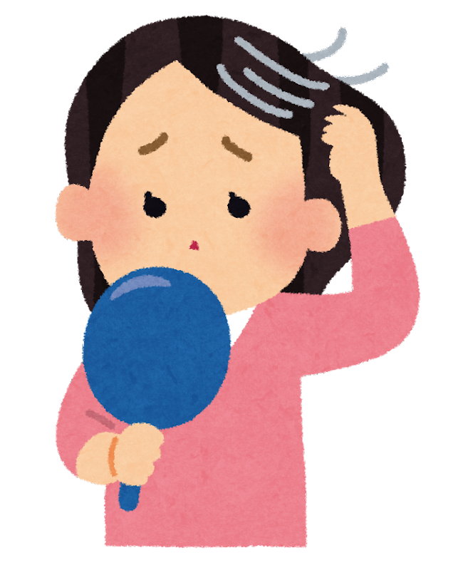 白髪がきになる女性